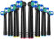 REDTRON Ersatzbürstenköpfe für Oral B, 8 Pack Zahnbürstenköpfe für Oral B Braun, Classic Precision Clean Bürstenköpfe Fit Professional Care, Vitality Pro Smart Genius Series und mehr, Schwarz