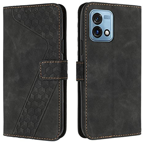 OKZone Coque pour OnePlus Nord CE 2 Lite 5G, Etui Protection Housse Premium en Cuir PU Portefeuille Étui Téléphone [Fermoir Magnétique] [Fentes pour Cartes] Flip Case（Noir