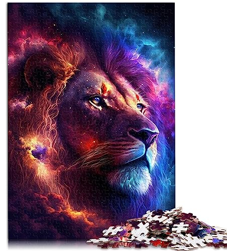 Puzzle „Stern Löwe“ für Erwachsene, 1000-teiliges Puzzle für Jugendliche und Kinder, herausfordernde Papppuzzles, Größe: 26 x 38 cm