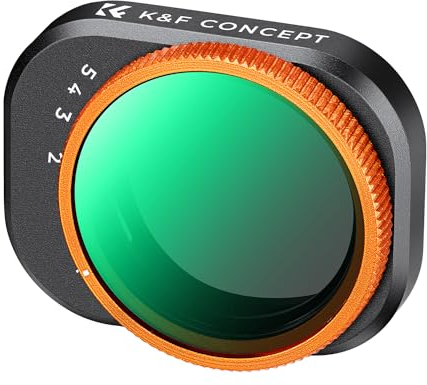 K&F Concept Mini 4 PRO ND Filtro Variabile, Filtri Variabile ND2-32, Compatibile con DJI MINI 4 PRO per 28 Strati Nano Rivestimento