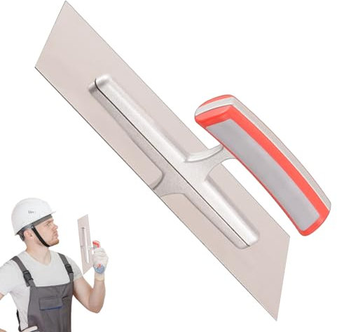EsEico Betonpalette, Gipskelle, flache Putzkelle | ergonomische Fugenkelle | leichte Maurerkelle, Betonwerkzeug für Beton, Zement, Gipskarton, Gipskarton, Trockenbau, Platten