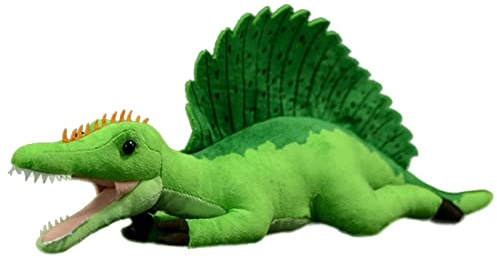 Tiny Heart Spinosaurus Dinosaurier Stofftier Plüschtier realistisches Dinosaurier Plüsch schönes Tier niedliche und weiche Geschenke Dinosaurier für Kinder Jungen und Mädchen Spielzeug Grün 18”