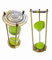 Horloge de Minuterie de Sable Sablier 60 Minutes Accueil Ornement Bureau Décoration pour Salon Table Basse Jeu Scolaire Hourglass Timer 60 Minutes Cadre en Bois Sablier Vert