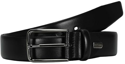 LLOYD-Herren-Ledergürtel 35 mm-black-W115