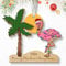 Flamingo-Ornament, Flamingo-Geschenke, Flamingo-Weihnachtsschmuck, Flamingo-Ornamente für Weihnachtsbaum, Flamingo-Geschenke für Frauen, Mädchen, Geschenke für Flamingo-Liebhaber,