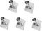 Ciieeo 5pcs Broom Handle Screw Attachment Threaded End Adapter Replacement Broom Bracket for 1 Inch Pole