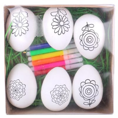 Kit de tinte de pintura de huevos, tinte de huevo para artes y manualidades, kit de huevos para colorear de Pascua, juego de colores para manualidades de huevos de conejo, kit de coloración de huevos