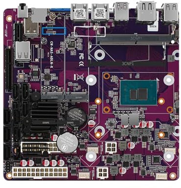 6-Bay Firewall Mini ITX Mainboard N355 Motherboard, 2* i226-V 2.5, 1*PCIEx4, 2*M.2 NVMe 6*SATA3.0, HDMl DP, No Ram No Storage