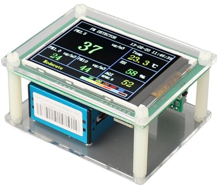 CFTGIW PM2.5 Detektor Indoor Air Quality Monitor PM1.0 PM2.5 PM10 HCHO CO2 Temp Feuchtigkeitssensor Kommunikationsversion