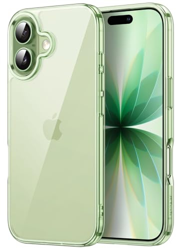 JETech Case for iPhone 17, Anti-Yellowing, Sage | Shockproof Protection, Scratch Resistant Hard PC Back, Durable Transparent TPU Bumper