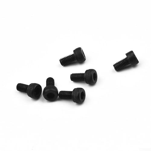CARMOTTER 6-Pack Guitar Locking Nut Clamp Screws, Hex Socket 3mm, for Double Locking Tremolo Bridge Saddles, Compatible with Floyd Rose Style Tremolo Systems