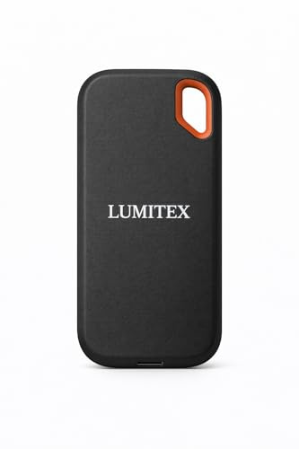 Lumitex Disco Duro Externo de 2 TB – USB-C 3.1 – Modelo Ligero