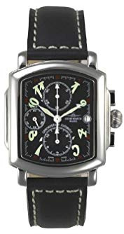 Zeno-Watch Herrenuhr - Square OS Chronograph Date Pilot - 8100TVD-a1