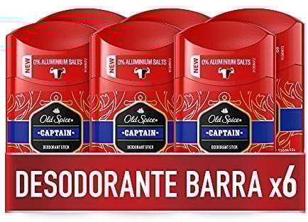Old Spice Captain Deostick, 6 x 50 ml (insgesamt 300 ml)