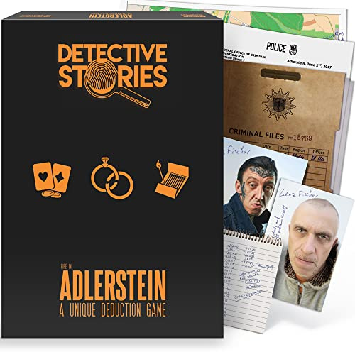 iDventure Detective Stories: Fire in Adlerstein, Cold Case Mystery Game | Arson Cold Case Investigation, Detective Clues and Physical Evidence, Solve the Crime, 1–6+ Players, Age 14+
