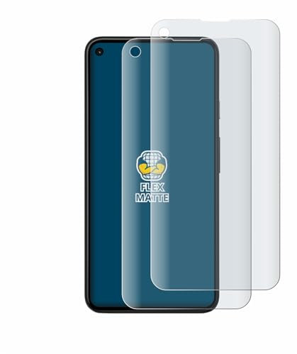 BROTECT Full-Cover Schutzfolie Matt für Google Pixel 4a 5G (2 Stück) - Full-Screen Displayschutz-Folie, 3D Curved, Anti-Reflexion