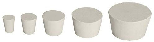 Gummistopfen Weiß in 16 Größen von 13/17mm bis 70/80mm auswählbar (Ø Oben 41mm x Ø Unten 32mm x Höhe 31mm)
