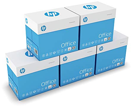 HP Office Multifunktionspapier 80 g/m², A4, Weiß, 5 Stück, 25 Packungen à 500 Blatt, 12.500 Blatt