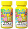 SpongeBob SquarePants Multivitamins, 60 Orange & Pineapple Chewables with Added Probiotics and 12 Essential Vitamins, Vegan, No Added Sugar, for 3-12 Year Olds Duo Pack