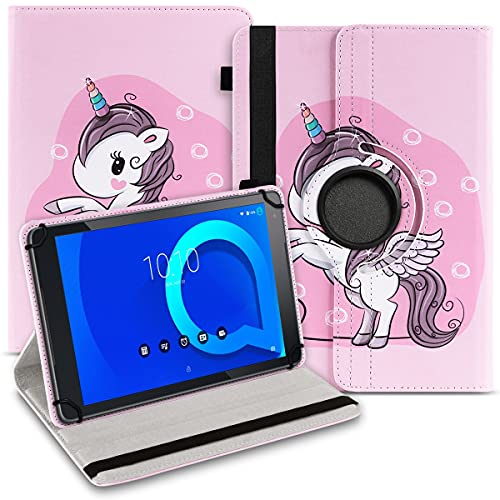 NAUCI Tablet Hülle kompatibel mit Alcatel 1T 10 Tasche Schutzhülle Case Schutz Cover 360° Drehbar 10.1 Zoll Etui, Farbe:Motiv 13