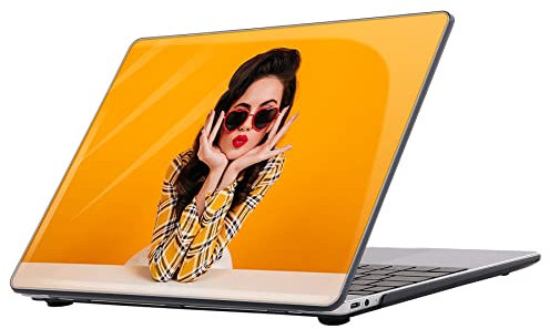 Design Compatible with Huawei MateBook X Pro 2020/2021 Case Custom Personalized Hard case Crystal Clear Hard Shell Cover(Crystal Black Layout 1 Pictures)