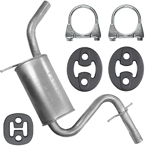 Ferroz Mitteltopf Auspuff Mittelschalldämpfer für 1.4 TSI Octavia 2 II Golf 5 V auch Plus Golf 6 VI VW Jetta 3 III 4 IV