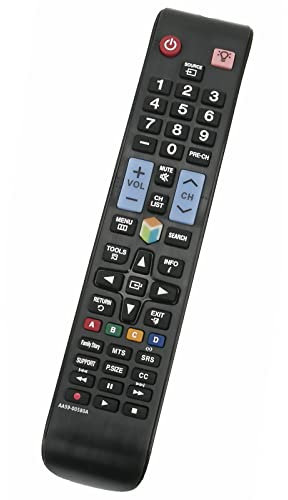 VINABTY Replacement Remote Control Fit for Samsung Full HD Flat TV EH5300 Series 5 UN32EH5300F UE40EH5300KXXU Remote AA59-00580A