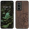 kwmobile Carcasa Compatible con Xiaomi Poco F5 Pro 5G Funda - Funda de Madera de Nogal con Bumper antigolpes - de Aguja magnética