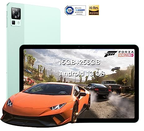 DOOGEE T30 PRO Tablet 11 Zoll, 2.5K Display Helio G99 Octa-Core 15GB RAM 256GB ROM (2TB TF) Tablet, 8580mAh/33W, Android 13, 2560x1600, 20MP Dual SIM 4G LTE +5G WiFi Tablet Grün