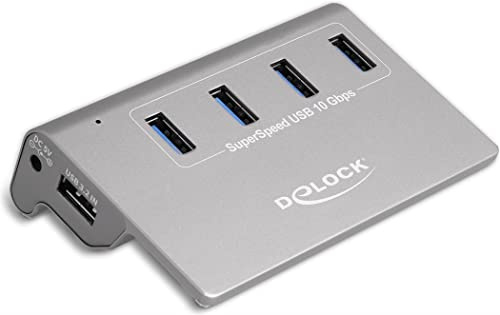 DeLOCK 64181 USB3.2Gen 2 Hub mit 4 USB Typ-A Ports