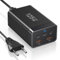 Chargeur USB C, Chargeur Rapide 125 Watts, Station de Charge à 5 Ports, concentrateur de Charge USB, Compatible avec iPhone/MacBook/Galaxy S23 ultra/S22/S21/Thinkpad et Autres Ordinateurs Portables