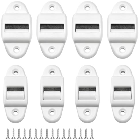 8pz Guida a Cinghia Tapparella 14mm, 23mm Tende a Rullo Guida a Cinghia con Spazzola (con Viti)
