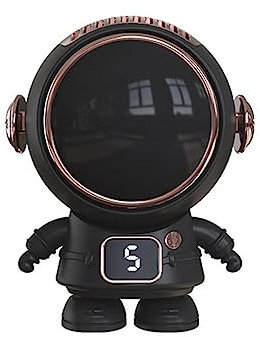 rongweiwang USB Ventilator, klein, 3 Geschwindigkeiten, verstellbar, für Tisch, Schlafzimmer, kabelloses Kühlgerät, Heimbüro, Wohnheim, Outdoor, Camping, Geschenke, Schwarz