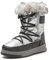 JOMIX Stivali Donna Doposci Stivaletti Invernali da Neve Pelosi Caldi Scarpe Impermeabile da inverno MD9542 (Argento, 37)
