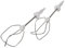 sparefixd Suitable for Bosch ErgoMixx Left & Right Beater Whisk Set Handle Blend