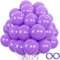 50 Stück Luftballons Lila Ballons 12 Zoll Latexballon Hell Lila Partyballon Geburtstag Dekoration Supplies Neujahrsdekoration