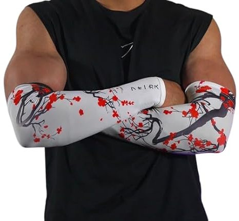 Générique Arm sleeve FOCUS SAKURA IVOIRE- manchette FOCUS sakura ivoire- gamin et sport (rouge, s)