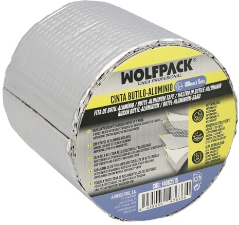Butyl-Aluminiumband, 100 mm, 5 Meter