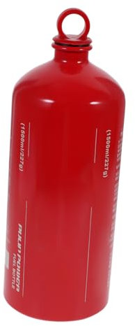OSOLADY 1500ml Motorcycle Fuel Bottle Heavy-duty Aluminum Emergency Petrol Tank Outdoor Camping Gas Can for Motorcycles and Hiking