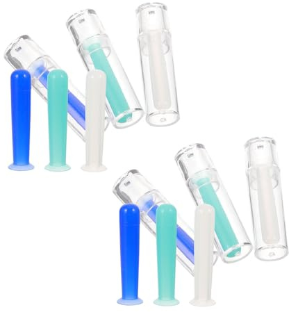 ELAYARD 12pcs Scleral Lens Inserter and Hard Contact Lens Remover with Burrfree Surface and Soft Rubber Material Safe Removal Tool with Storage Box at Office Or Travel