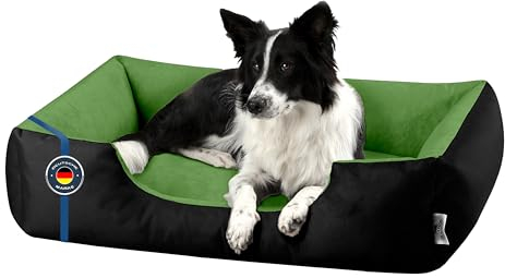 BedDog Hundebett XL - Hundekissen - Hundekorb - Hundecouch - Hundesofa - Bezug abziehbar, Waschbar, für Mittel-Große Hunde