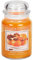 Village Candle Duftkerze im Glas, Orange Zimt, Apothekerglas, 602 ml, 595 g