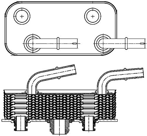MAHLE CLC 180 000S Radiatore olio Cambio automatico
