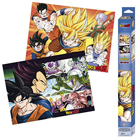 ABYstyle - Dragon Ball Saiyans Chibi Poster Set
