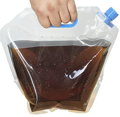 Liqui-Dirt One Gallon Jug for Mixing in Liqui-Dirt Concentrate for Watering Can for Plants - Collapsible Potable Water Tank or Bag Plastic Storage Container