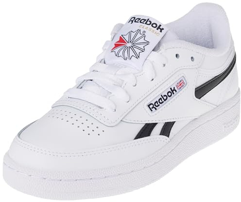 Reebok Unisex Club C Revenge Sneaker,Ftwwht Black Ftwwht,35 EU