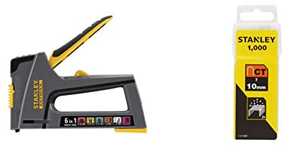 STANLEY FMHT6-70868 - Grapadora 6 en 1 & 1-CT106T - Grapa cable tipo 7-10mm - 1000 u.