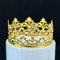 Vintage Prinzessin Krone Kuchen Topper Dekoration für Jungen und Mädchen, Kuchendekorationen für Hochzeiten (Gold 1)