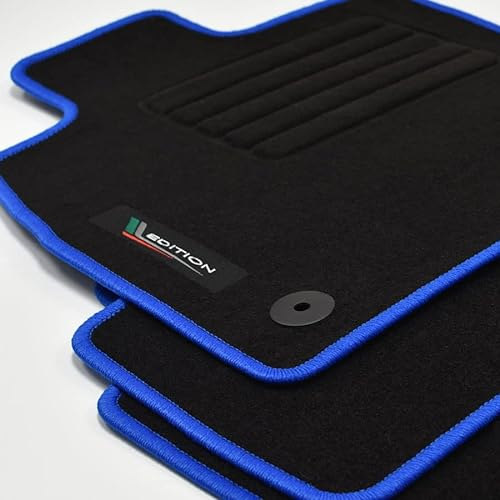 Mattenprofis Velours Edition Fußmatten kompatibel mit Skoda Octavia 3 III 5E Limousine und Kombi ab Bj.2012-2020 bl