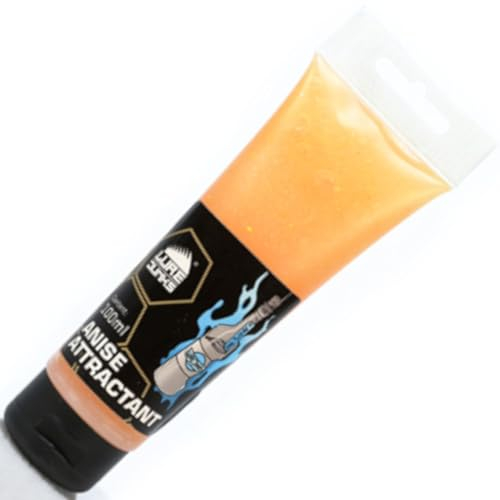 Lurejunks Attractant - 100ml Paste zum Raubfischangeln, Lockstoff, Farbe/Aroma:Orange/Anise